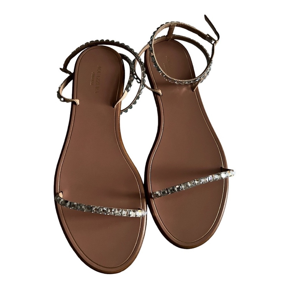 Aquazzura Very Sorrento Flat Sandals